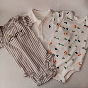Onesie Bundle and One Ralph Lauren Polo